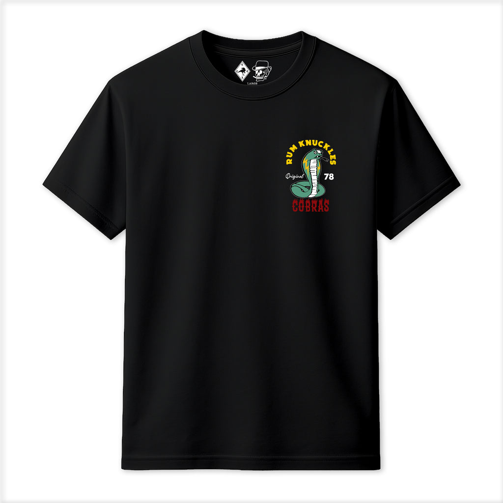 RUM KNUCKLES RK COBRAS T-SHIRT Black