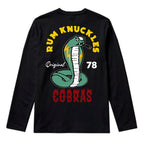 RUM KNUCKLES RK COBRAS Long Sleeve Tee - Black - back
