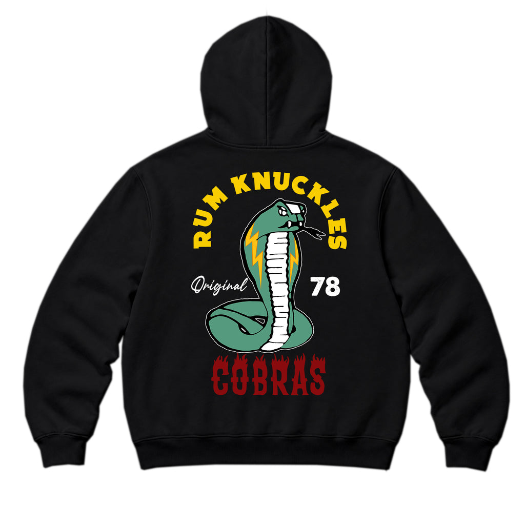 RUM KNUCKLES RK COBRAS Zip Hoodie - Black - back