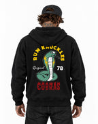 RUM KNUCKLES RK COBRAS Zip Hoodie - Black - model back