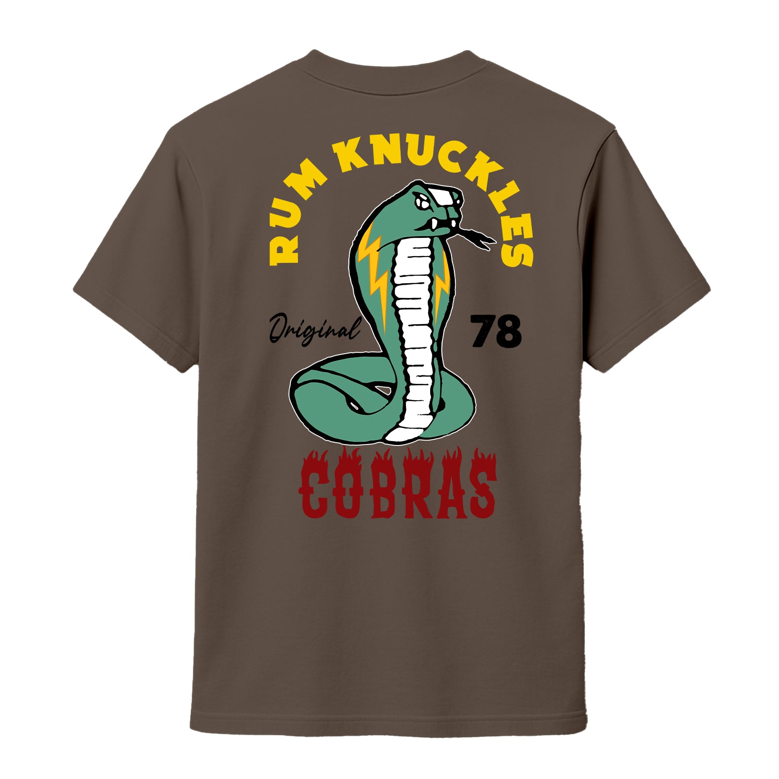 RUM KNUCKLES RK COBRAS T-SHIRT Black