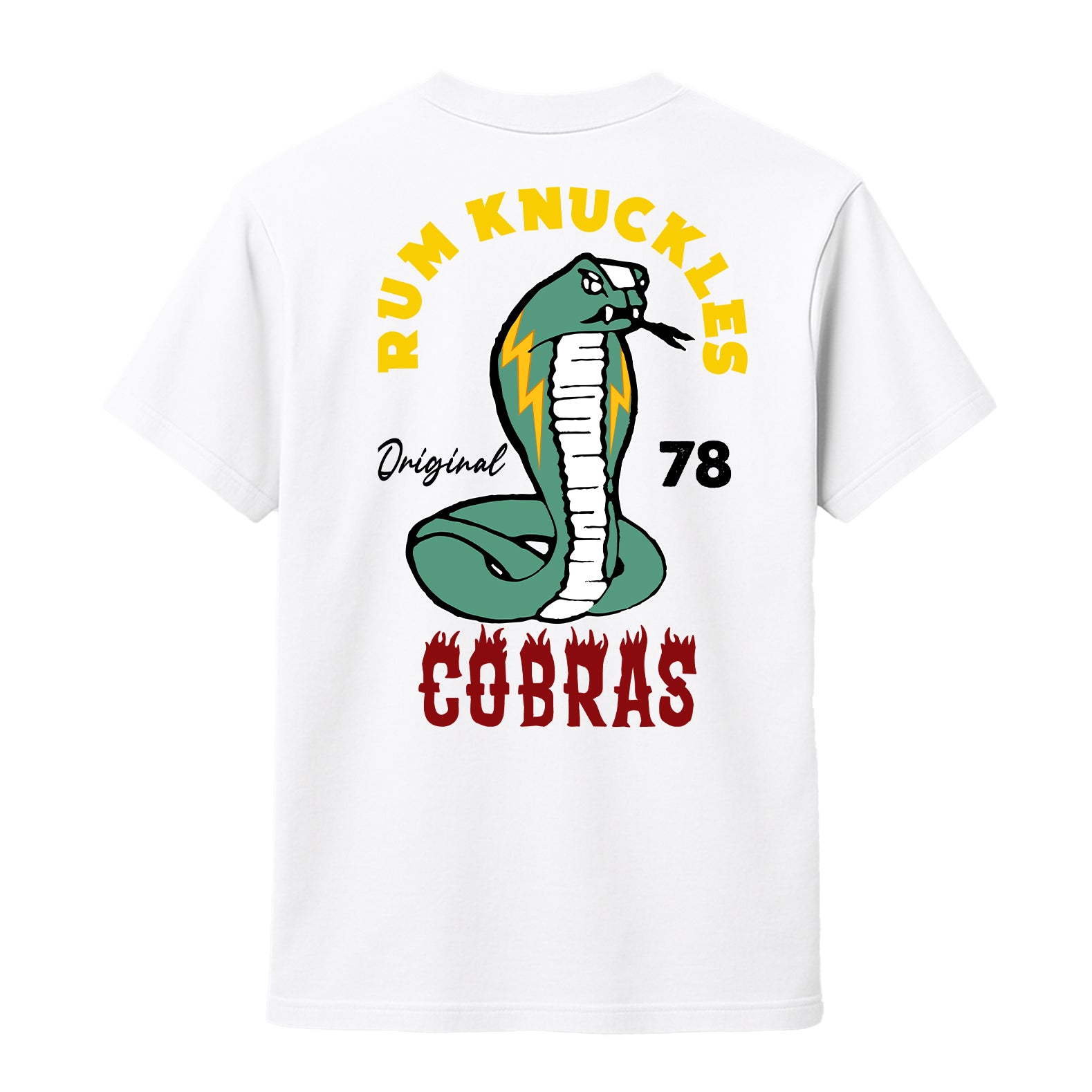 RUM KNUCKLES RK COBRAS T-SHIRT Black