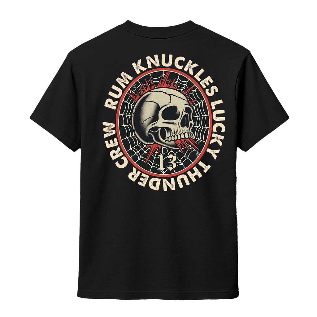RUM KNUCKLES RK LUCKY THUNDER T-SHIRT Black