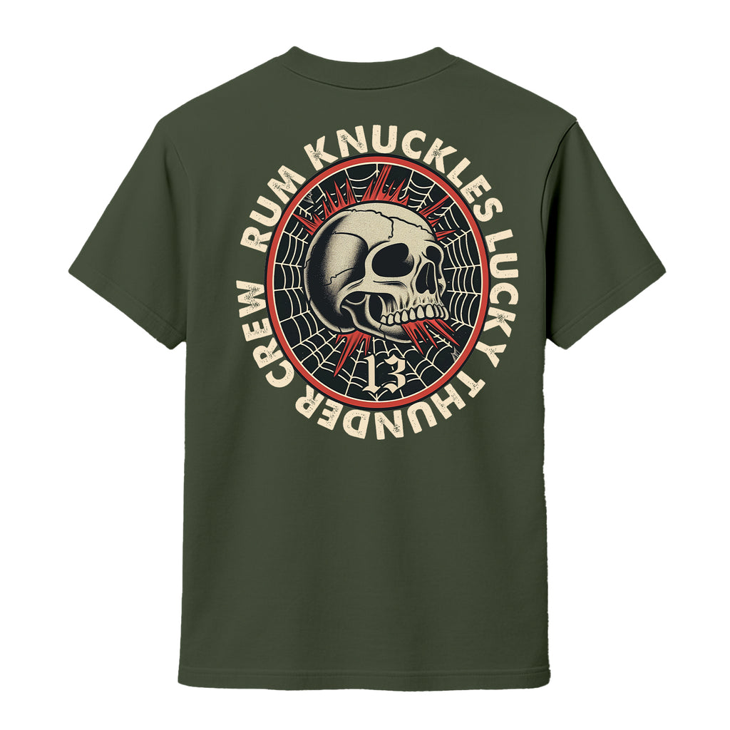 RUM KNUCKLES RK LUCKY THUNDER T-SHIRT Black