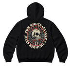 RUM KNUCKLES RK LUCKY THUNDER Zip Hoodie - Black - back
