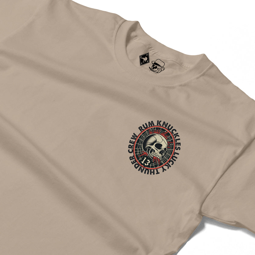 RUM KNUCKLES RK LUCKY THUNDER T-SHIRT Black