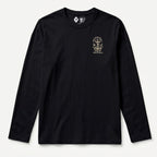 RUM KNUCKLES RK MERMAID Long Sleeve Tee - Black - front