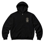 RUM KNUCKLES RK MERMAID Zip Hoodie - Black - front