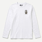 RUM KNUCKLES RK MERMAID Long Sleeve Tee - White - front
