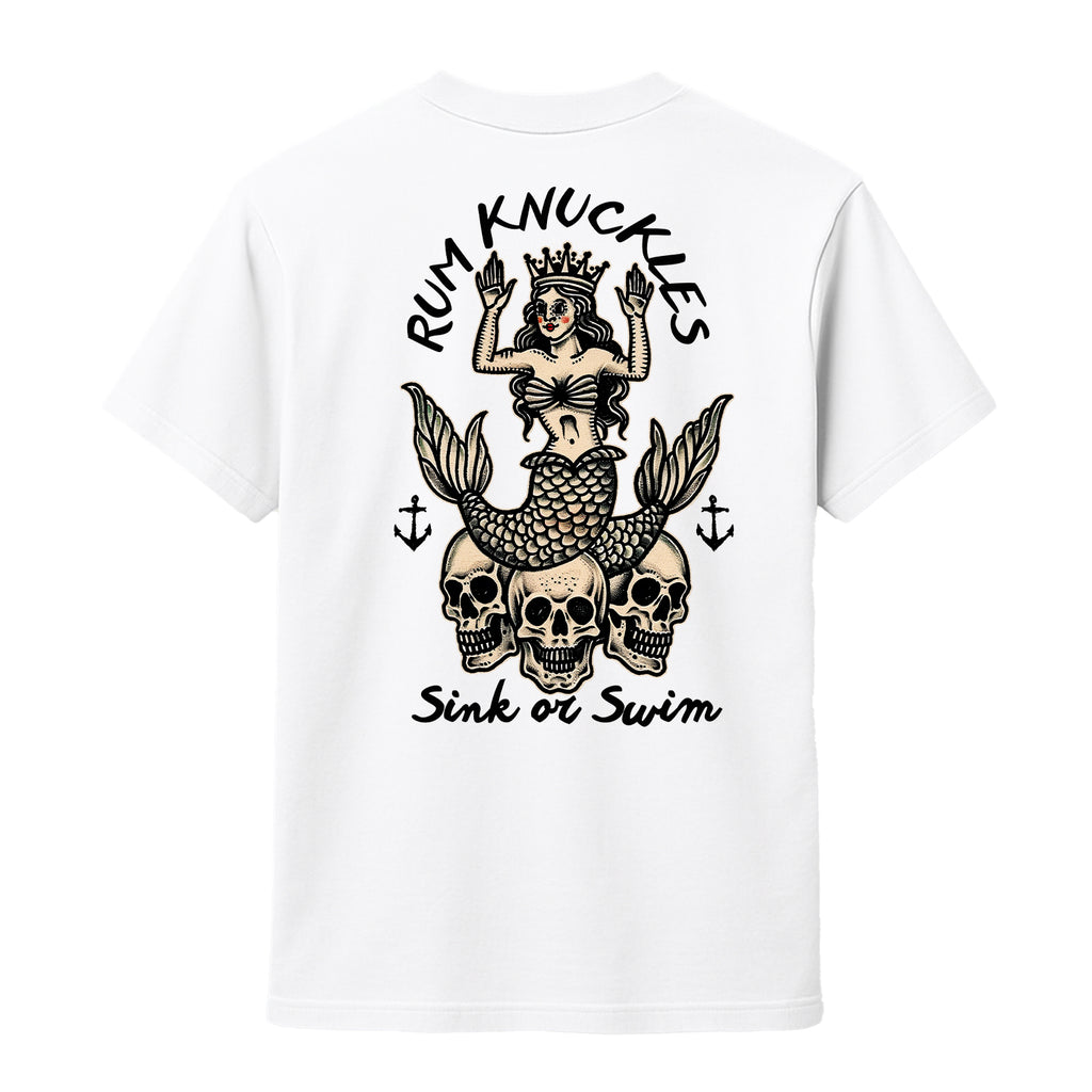RUM KNUCKLES RK MERMAID T-SHIRT Black