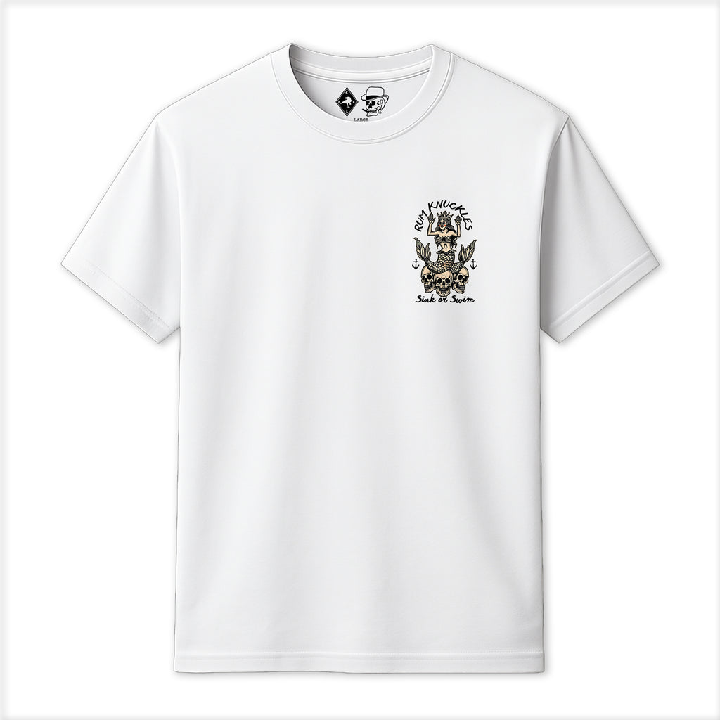 RUM KNUCKLES RK MERMAID T-SHIRT Black