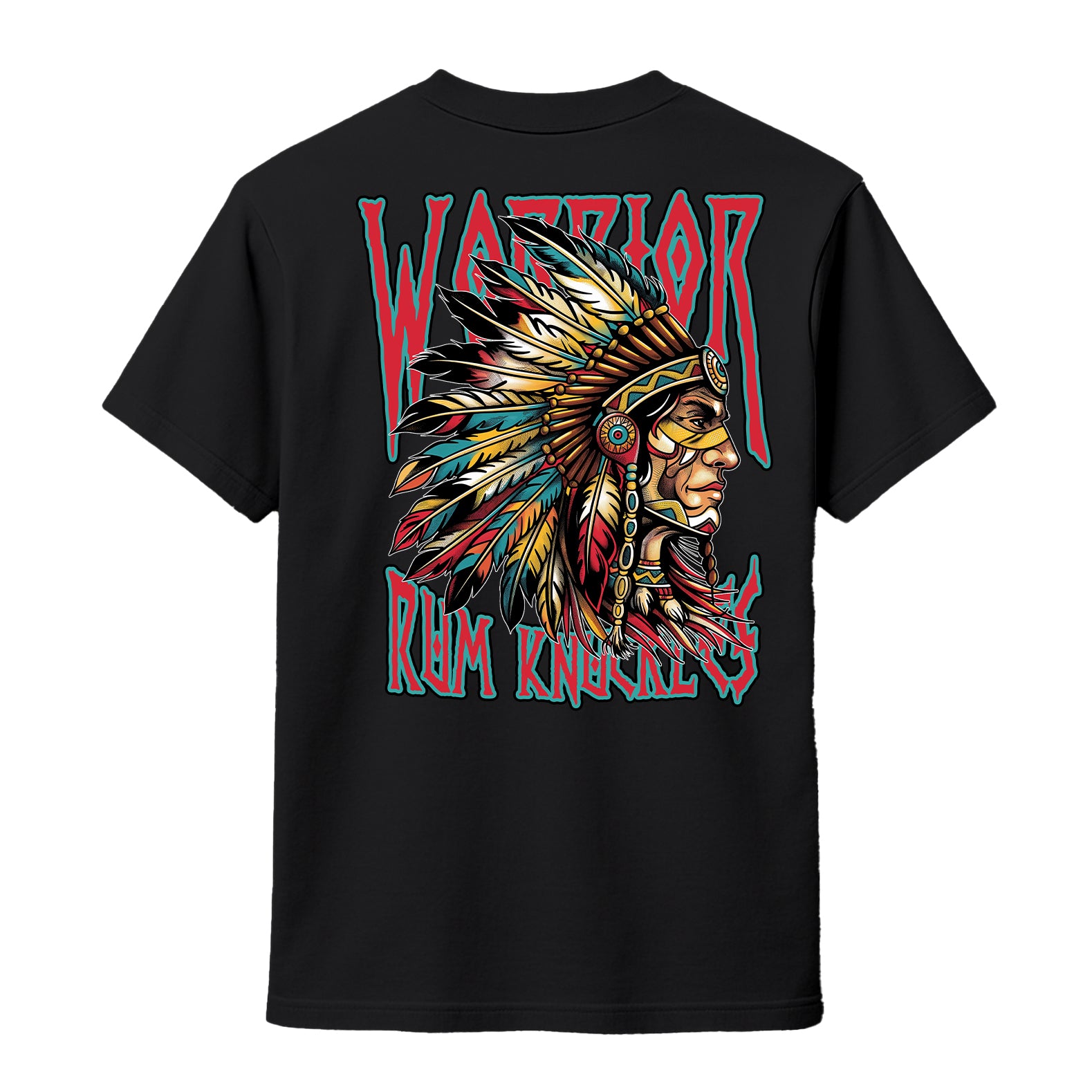 RUM KNUCKLES RK WARRIOR T-SHIRT Black