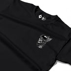 RUM KNUCKLES WINGED BIKER T-SHIRT Black