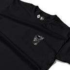RUM KNUCKLES WINGED BIKER Long Sleeve Tee - Black - detail