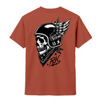RUM KNUCKLES WINGED BIKER T-SHIRT Black