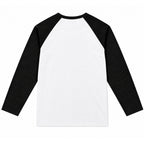 RUM KNUCKLES TOPHAT Baseball Tee - White/Black - back