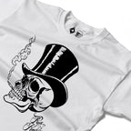 RUM KNUCKLES TOPHAT Long Sleeve Tee - White - detail