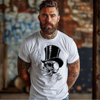 RUM KNUCKLES TOPHAT T-SHIRT White