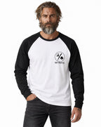 RUM KNUCKLES ACE CLUB Baseball Tee - White/Black - model front