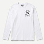 RUM KNUCKLES ACE CLUB Long Sleeve Tee - White - front