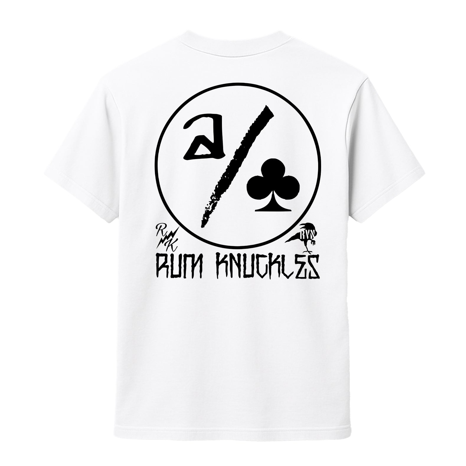 RUM KNUCKLES ACE CLUB T-SHIRT White