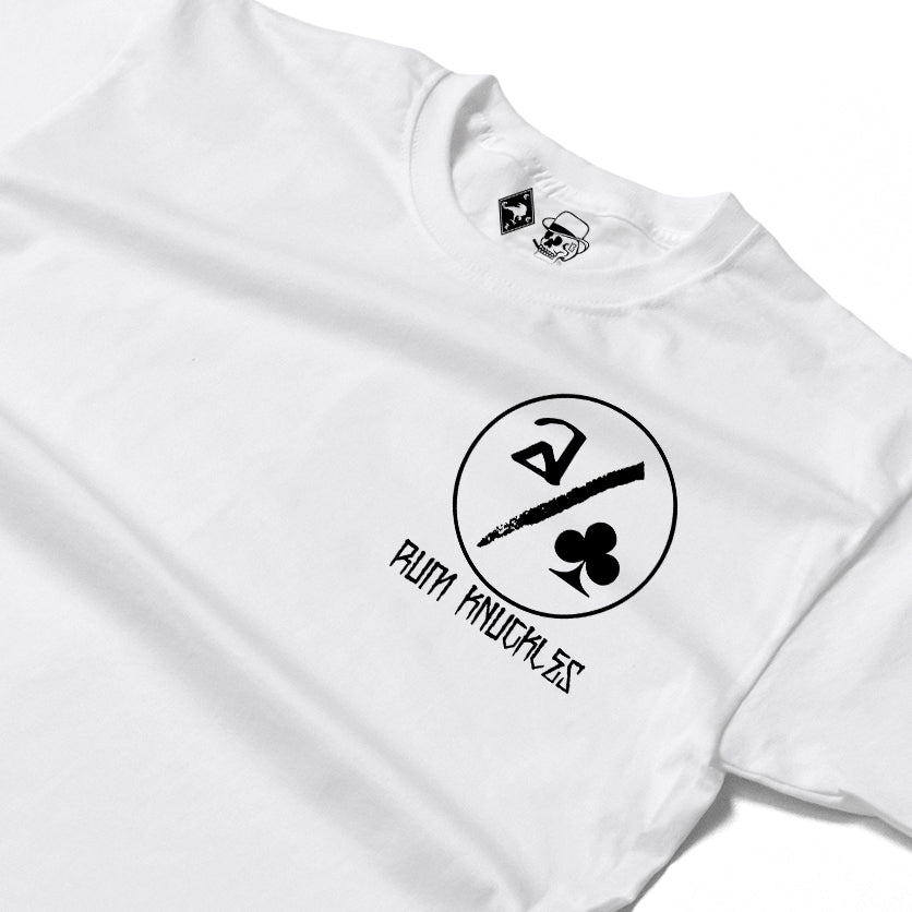 RUM KNUCKLES ACE CLUB T-SHIRT White