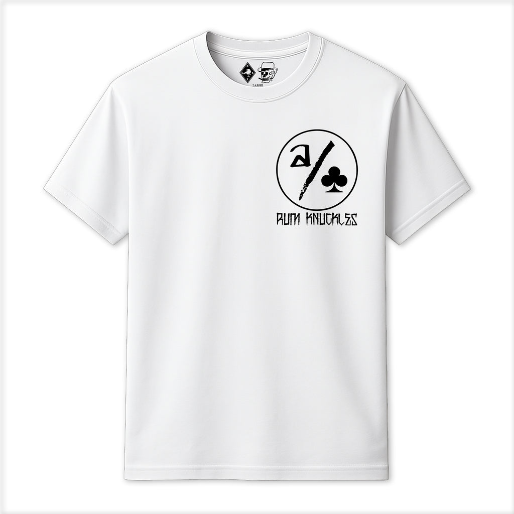 RUM KNUCKLES ACE CLUB T-SHIRT White