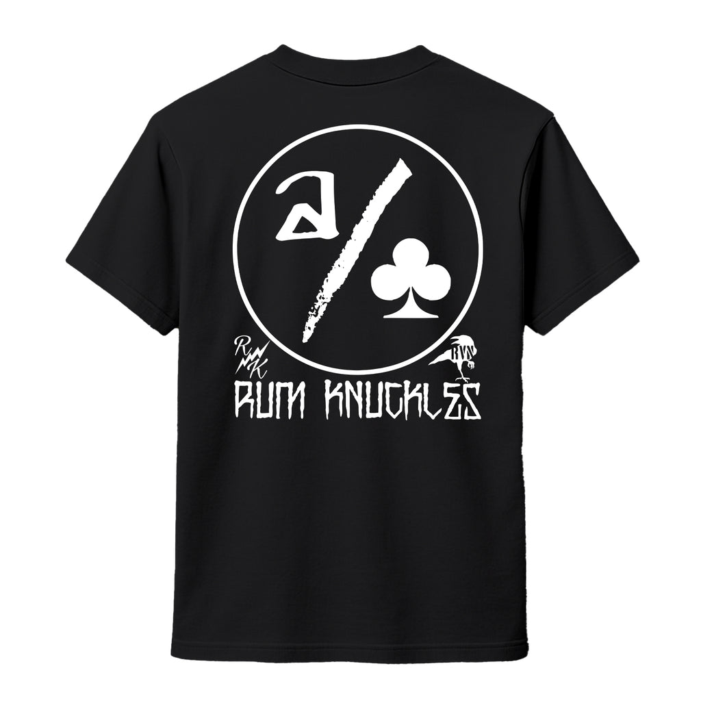 RUM KNUCKLES ACE CLUB T-SHIRT Black