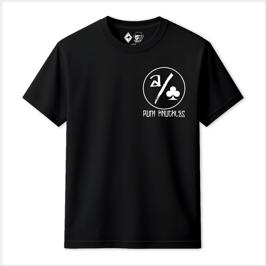RUM KNUCKLES ACE CLUB T-SHIRT Black