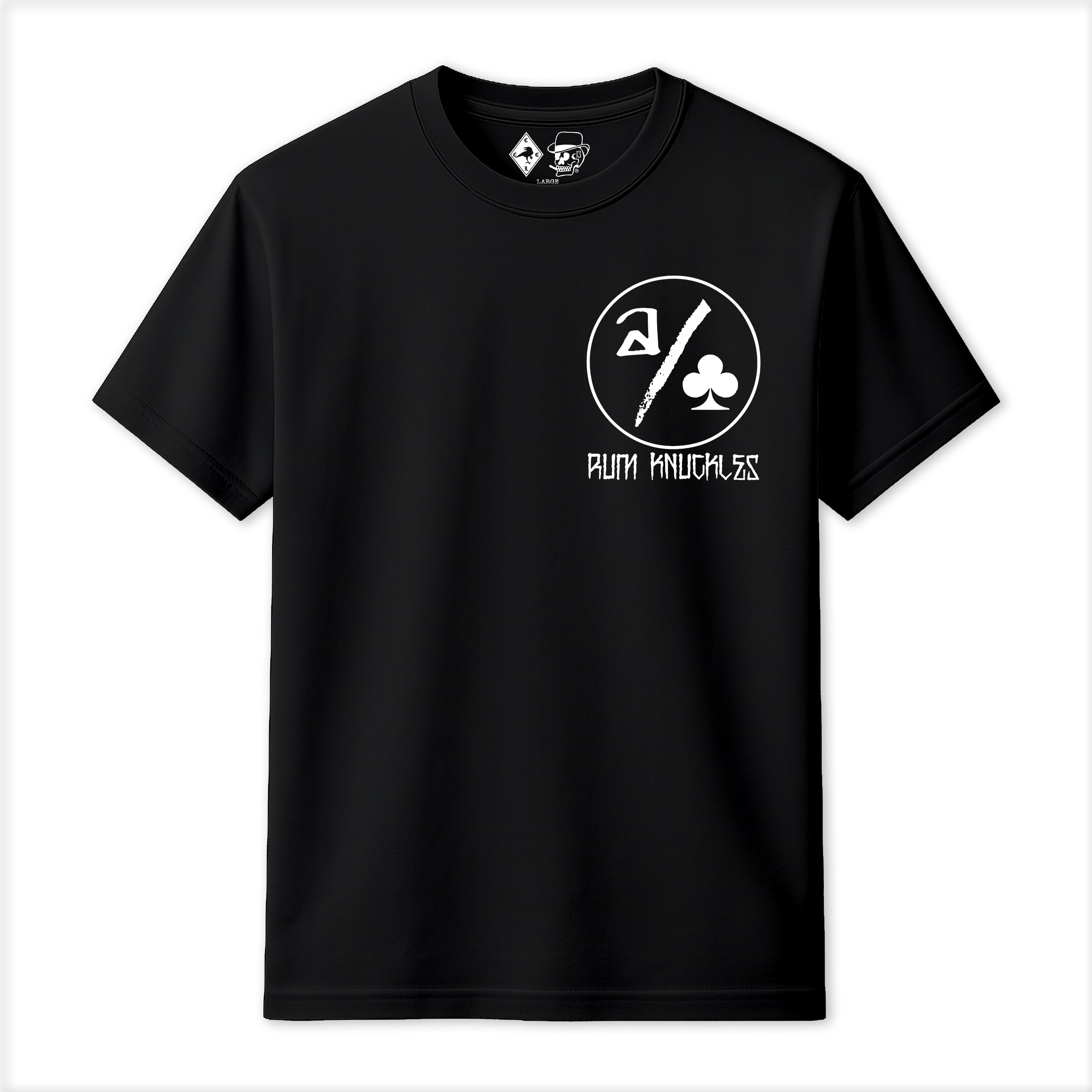 RUM KNUCKLES ACE CLUB T-SHIRT Black