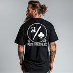RUM KNUCKLES ACE CLUB T-SHIRT Black