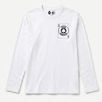 RUM KNUCKLES ACE OF SPADES Long Sleeve Tee - White - front