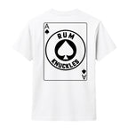 RUM KNUCKLES ACE OF SPADES T-SHIRT White