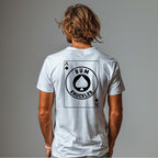 RUM KNUCKLES ACE OF SPADES T-SHIRT White