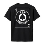RUM KNUCKLES ACE OF SPADES T-SHIRT Black