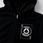 RUM KNUCKLES ACE OF SPADES Zip Hoodie - Black - detail
