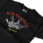 RUM KNUCKLES FLYING TIGER Long Sleeve Tee - Black - detail