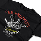 RUM KNUCKLES FLYING TIGER T-SHIRT Black