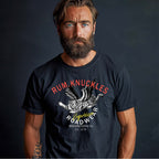 RUM KNUCKLES FLYING TIGER T-SHIRT Black
