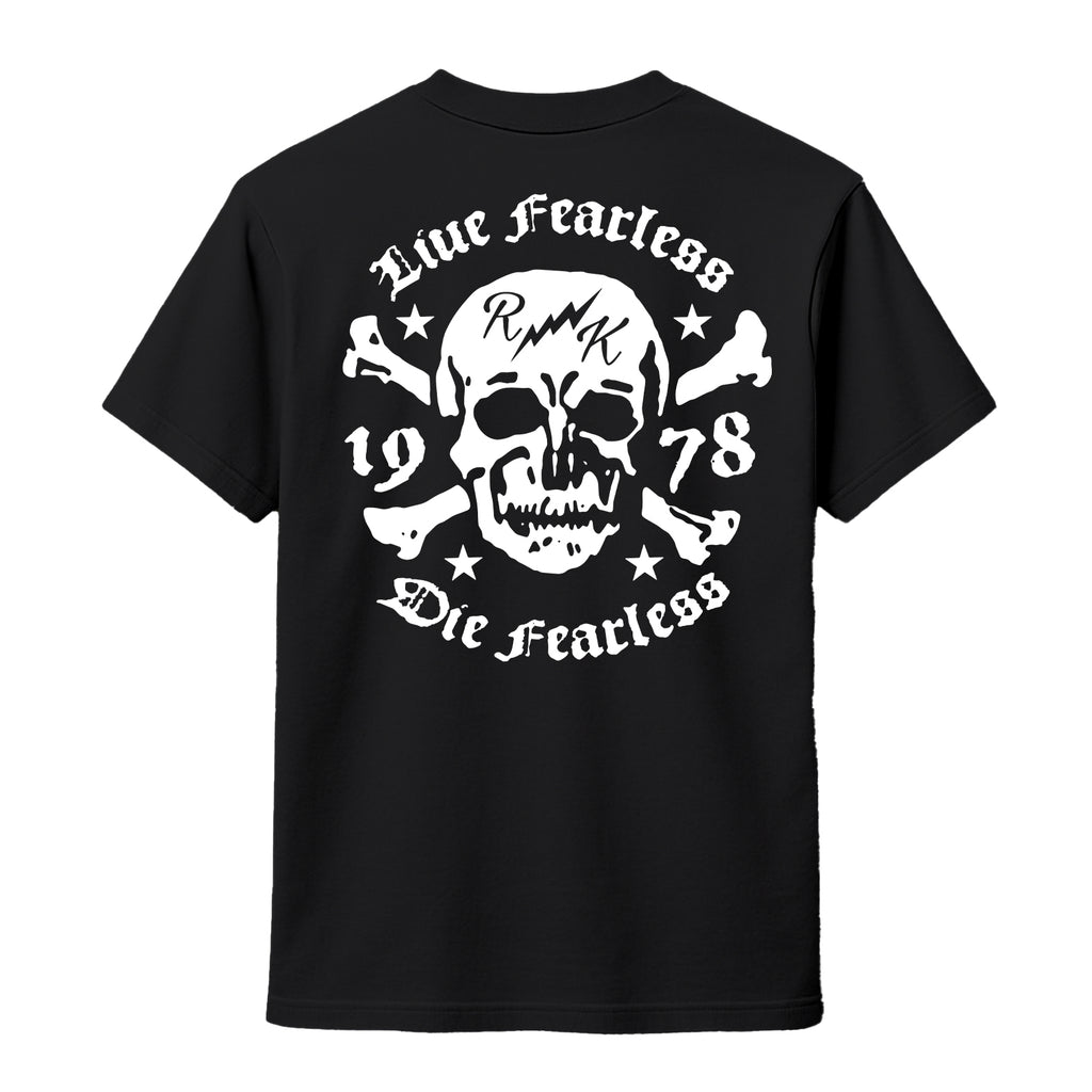 RUM KNUCKLES LIVE FEARLESS T-SHIRT Black