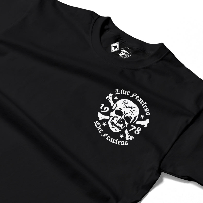 RUM KNUCKLES LIVE FEARLESS T-SHIRT Black