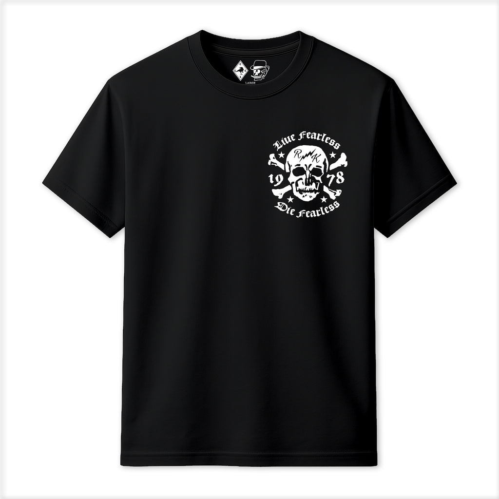 RUM KNUCKLES LIVE FEARLESS T-SHIRT Black