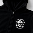 RUM KNUCKLES LIVE FEARLESS Zip Hoodie - Black - detail
