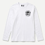 RUM KNUCKLES LIVE FEARLESS Long Sleeve Tee - White - front