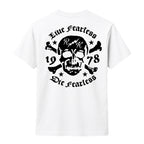 RUM KNUCKLES LIVE FEARLESS T-SHIRT White