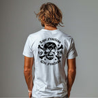 RUM KNUCKLES LIVE FEARLESS T-SHIRT White