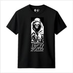 RUM KNUCKLES LUCKY ROLLER T-SHIRT Black