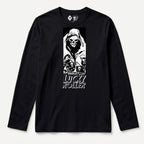 RUM KNUCKLES LUCKY ROLLER Long Sleeve Tee - Black - front