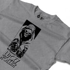 RUM KNUCKLES LUCKY ROLLER Long Sleeve Tee - Heather Grey - detail