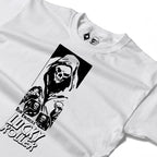 RUM KNUCKLES LUCKY ROLLER Long Sleeve Tee - White - detail